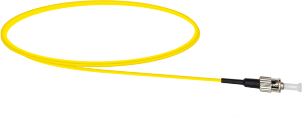 Fiber Optic Patch Cord on isolated white background