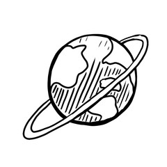 global network vector illustration on white background