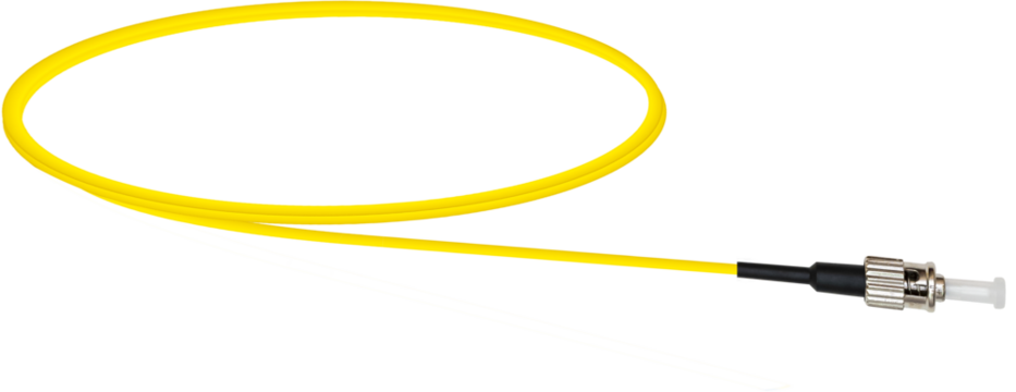 Fiber Optic Patch Cord on isolated white background