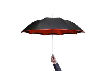person with umbrella