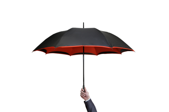 person with umbrella