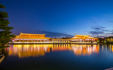 Fototapeta premium chinese tradition building in Xi‘an
