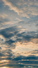 Atmosphere panorama Dramatic Sky Sunset Sunrise Dark orange rosy yellow blue pink cloud background