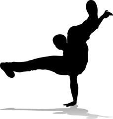 Street Dance Dancer Silhouette