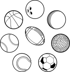 Sports Balls Set