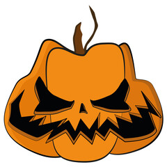 Naklejka premium halloween pumpkin for the celebration of the feast of all saints