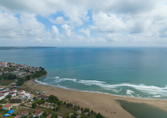 Longoz National Park Drone Photo, İgneada Beach Kirklareli, Turkey