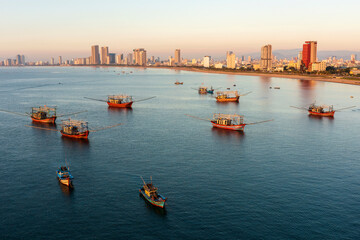 small boat on the sea