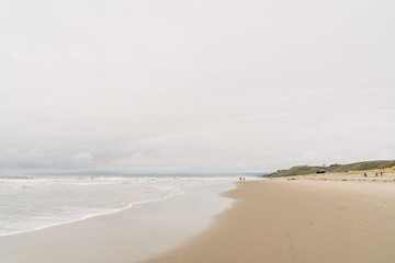 beach in the morning