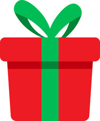 Christmas Gift Box - Present Vector Illustration