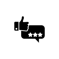 Customer review line icon. Simple element illustration. Customer review concept outline symbol design.