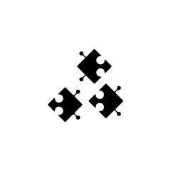 Puzzle Pieces line icon. Simple element illustration. Puzzle Pieces concept outline symbol design.