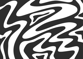 Abstract background with cute wavy line pattern