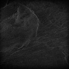 Dark grey black slate background or texture.