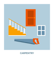 Professional carpentry and windows installation service