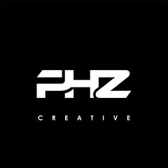 PHZ Letter Initial Logo Design Template Vector Illustration