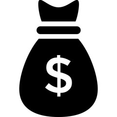 Money Sack Vector Icon
