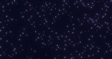 3d render, multicolored glowing star track imitation