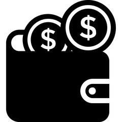Wallet Vector Icon 