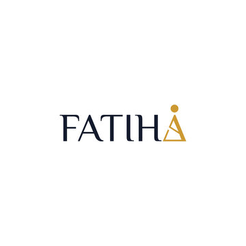 Simple Letter A and Fa Arabic Arabic Font Logo. Letter F Arabic Abstract logo. FA Symbol Alphabet. Modern, Elegant, Luxury Style for Company Brand Identity