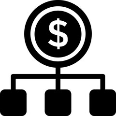 Business Hierarchy Vector Icon