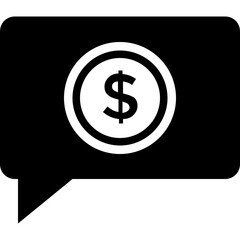 Business Chat Vector Icon