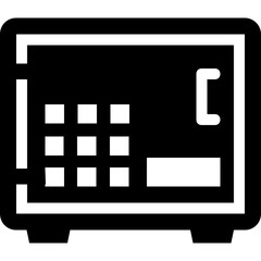Bank Locker Vector Icon