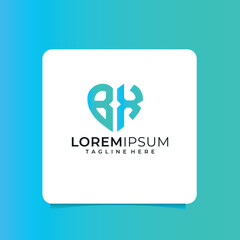  bx letter design for logo and icon.az typography for technology, business and real estate brand.az monogram logo.vector
