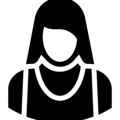 Girl Vector Icon 