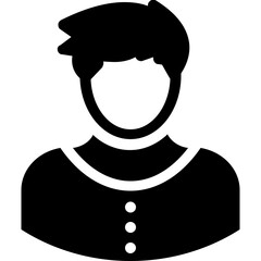 Young Man Vector Icon 
