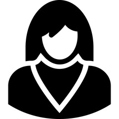 Businesswoman Vector Icon 