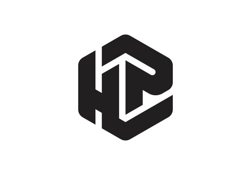 HLP Initial Monogram Letter hlp Logo Design Vector Template H L P Polygonal Letter Logo Design