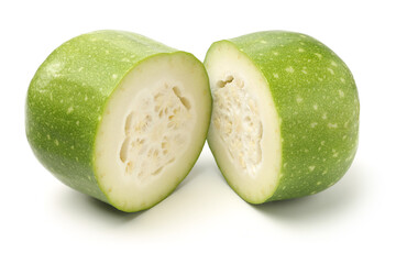 Winter melon on white background 