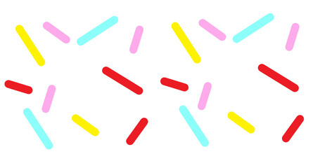donut glaze. Decorative bright sprinkles texture pattern design	