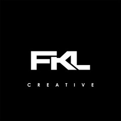 FKL Letter Initial Logo Design Template Vector Illustration