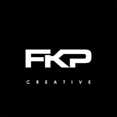 FKP Letter Initial Logo Design Template Vector Illustration