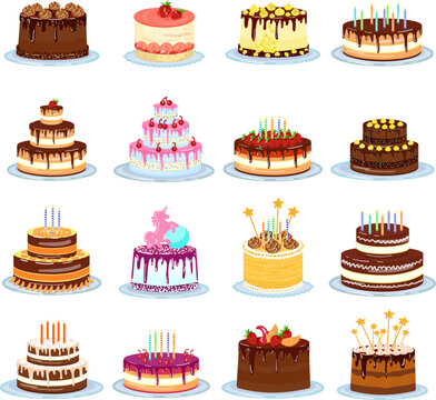 Cake birthday icon cartoon vector. Happy fun. Birthday cupcake