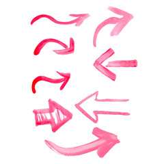 Arrow, icon and emoji sign or vector for an app or web design on a png, transparent and mockup or isolated background. Notification, logo and color design showing direction