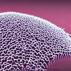 Bacteria virus or germs microorganism cells. Medical illustration. 3d illustration. A high resolution 3d rendering