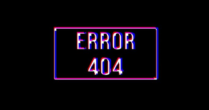 error 404. concept of minimal badge of wonder or fail and error