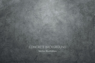 Vector gray concrete texture. Stone wall background. - 529460903