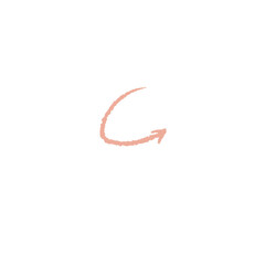 Obraz premium Beige Crayon Arrow