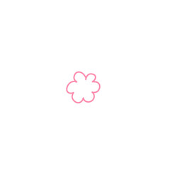 Pink Flower Line