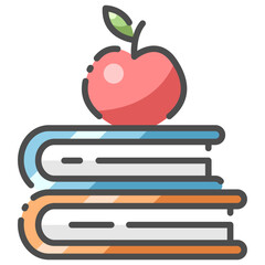 knowledge line color icon