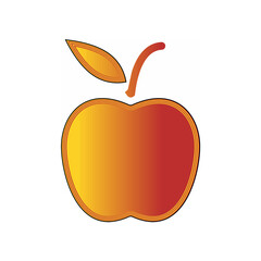 Apple icon 3D template