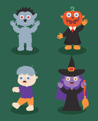 halloween characters design