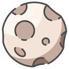 moon line color icon
