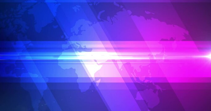 Abstract background world map, Cyber futuristic technology concept with copy space, 2D Geometry basic shape overlay Technology background 
