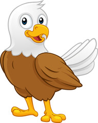 Bald Eagle Bird Cute Cartoon Wildlife Mascot
