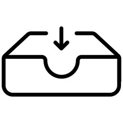 mailbox outline icon